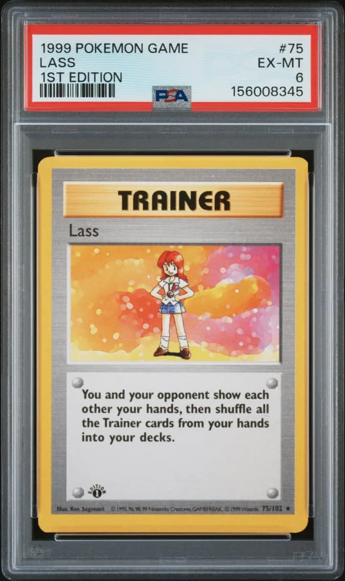Lass 1st Edition, Game, PSA 6