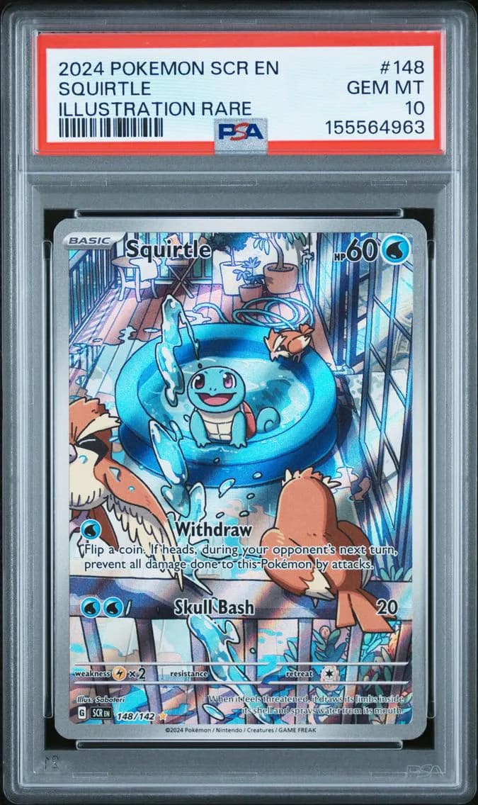 Squirtle, Stellar Crown, PSA 10