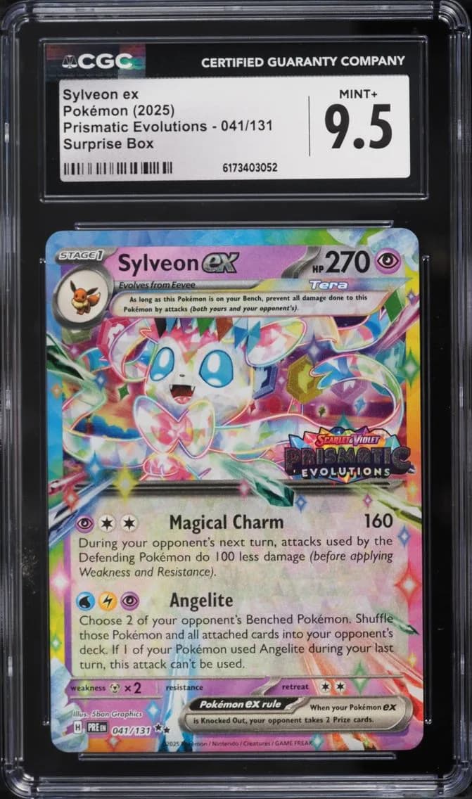 Sylveon ex, Prismatic Evolutions, CGC 9.5