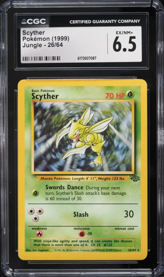 Jungle Scyther, Jungle - Unlimited, CGC 6.5