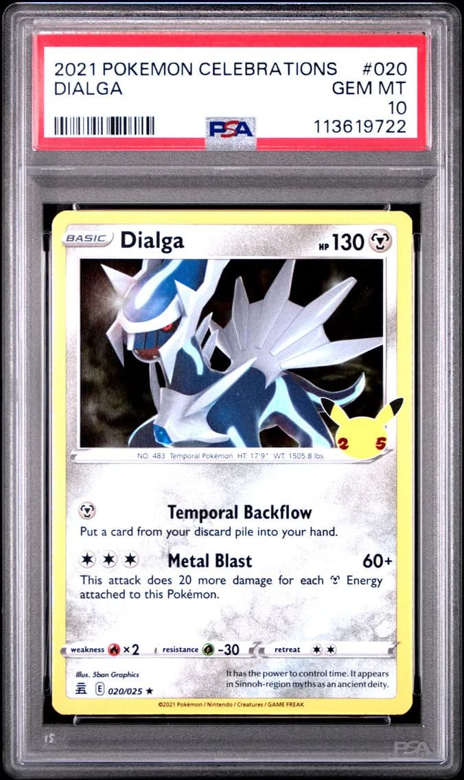 Dialga, Celebrations, PSA 10