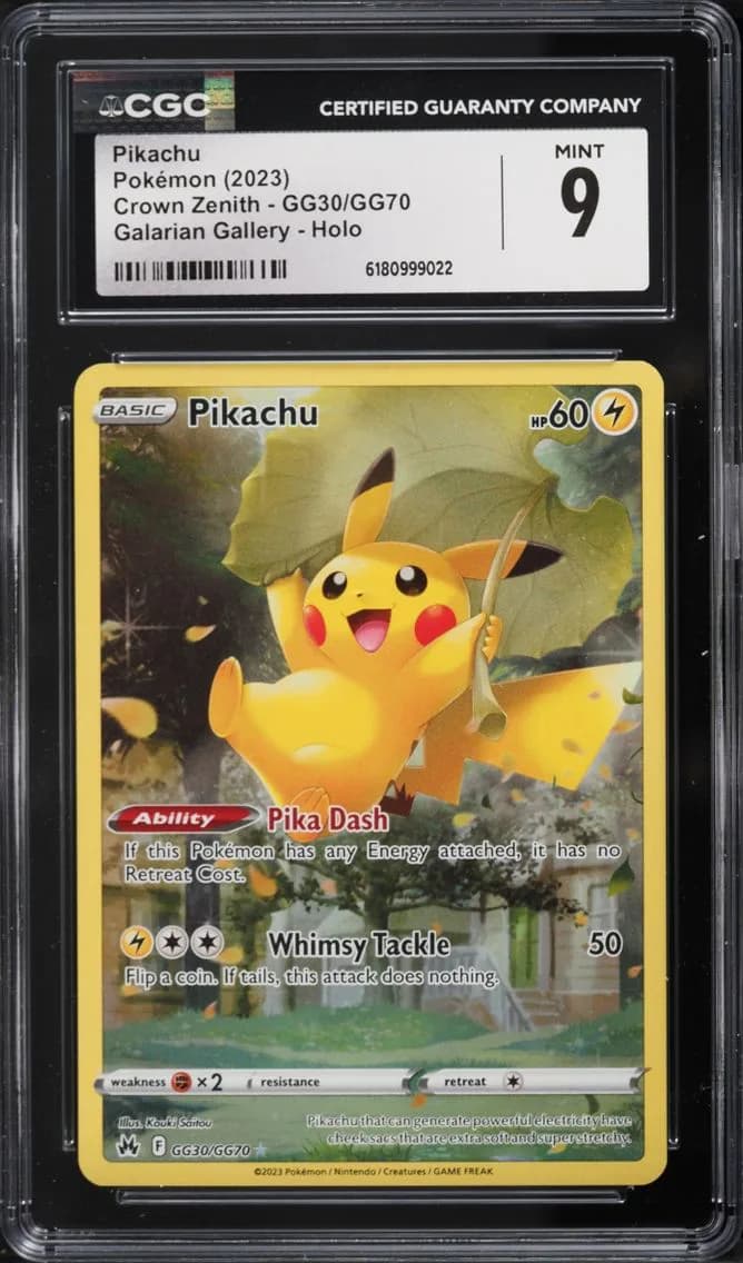 Pikachu, Crown Zenith, CGC 9