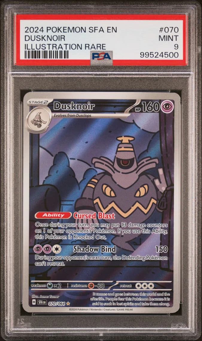 Dusknoir, Shrouded Fable, PSA 9