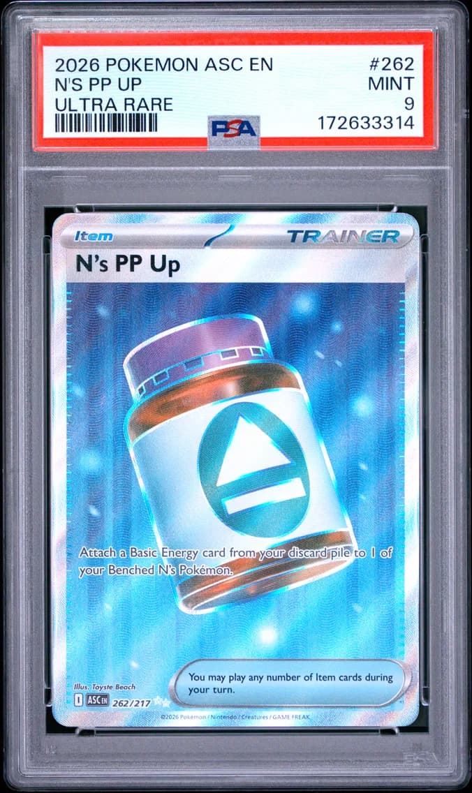 N's PP Up, Ascended Heroes, PSA 9