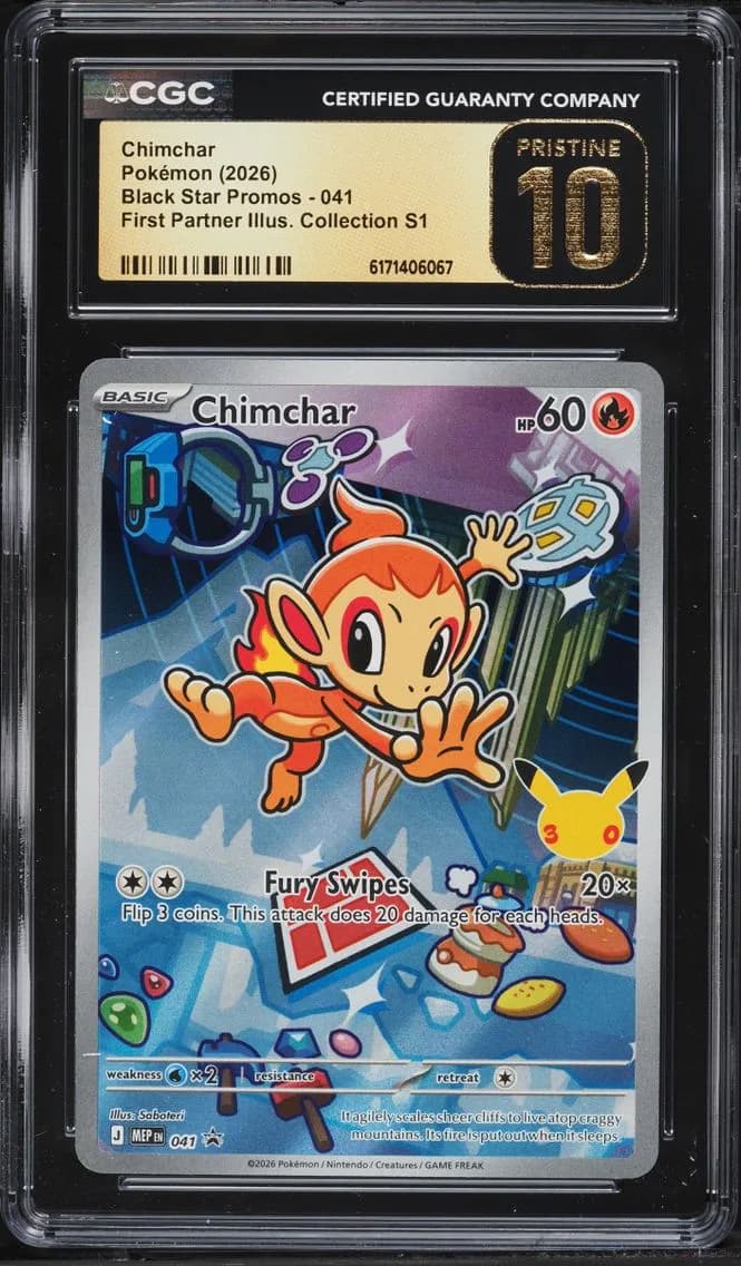Chimchar, Black Star Promos - Mega Evolution MEP EN, CGC 10