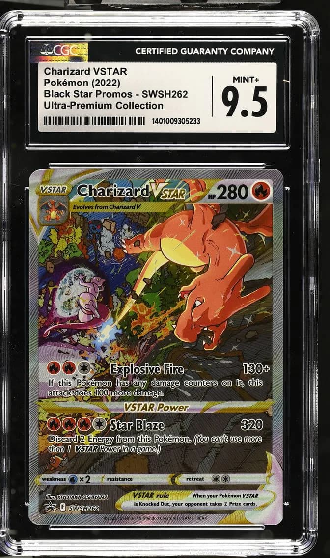 Charizard VSTAR, Black Star Promos - Sword & Shield, CGC 9.5