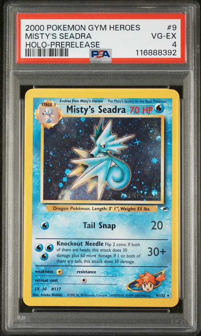 Misty's Seadra, Gym Heroes, PSA 4
