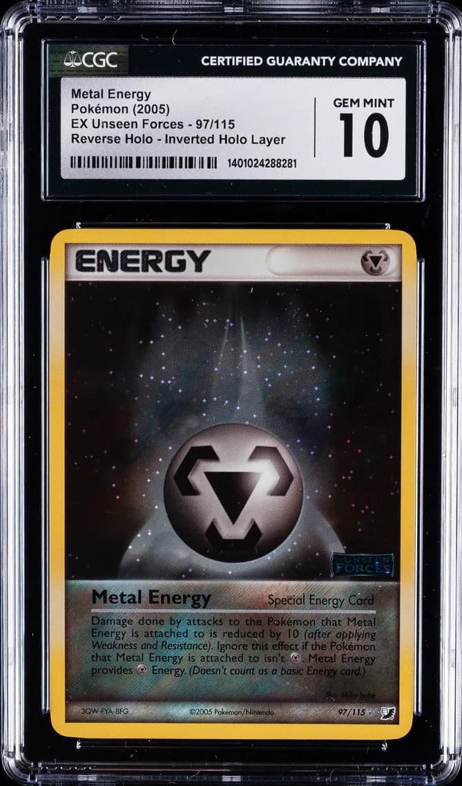 Metal Energy, EX Unseen Forces, CGC 10
