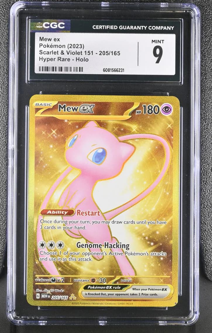 Mew ex, Scarlet & Violet 151, CGC 9