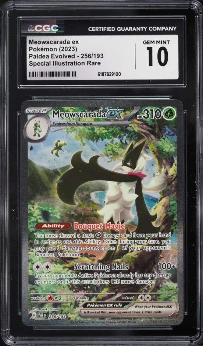 Meowscarada EX, Paldea Evolved, CGC 10