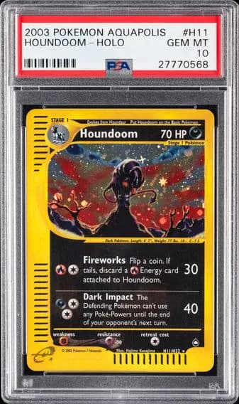 Houndoom-Holo, PSA 10