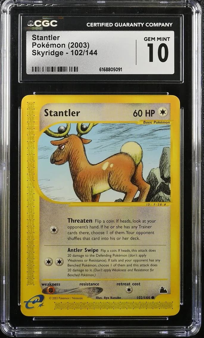 Stantler, Skyridge, CGC 10