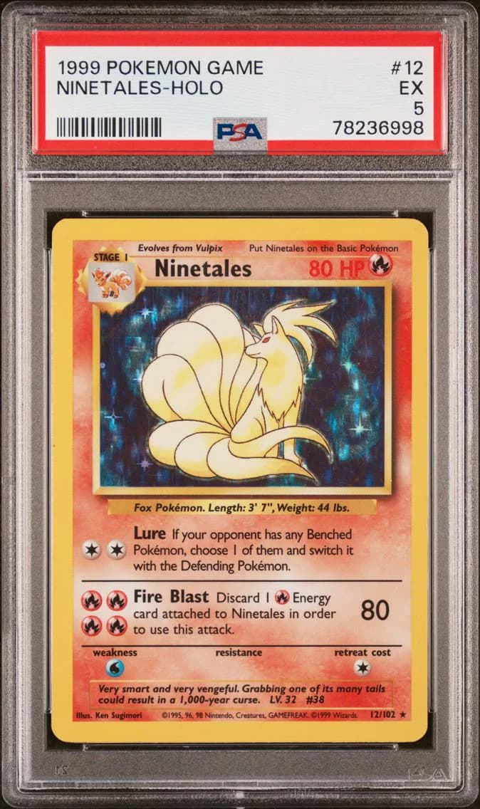 Ninetales-Holo, Game, PSA 5