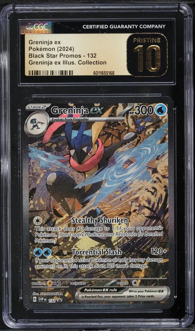 Greninja ex, Black Star Promos - Scarlet & Violet SVP EN, CGC 10