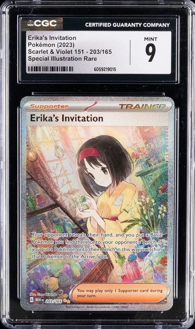 Erika's Invitation, Scarlet & Violet 151, CGC 9