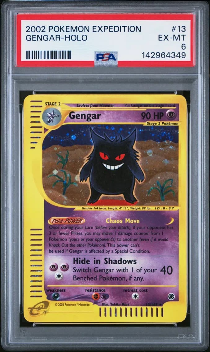 Gengar-Holo, Expedition, PSA 6