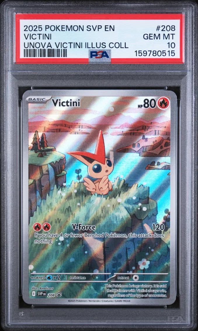 Victini, SV Black Star Promo, PSA 10