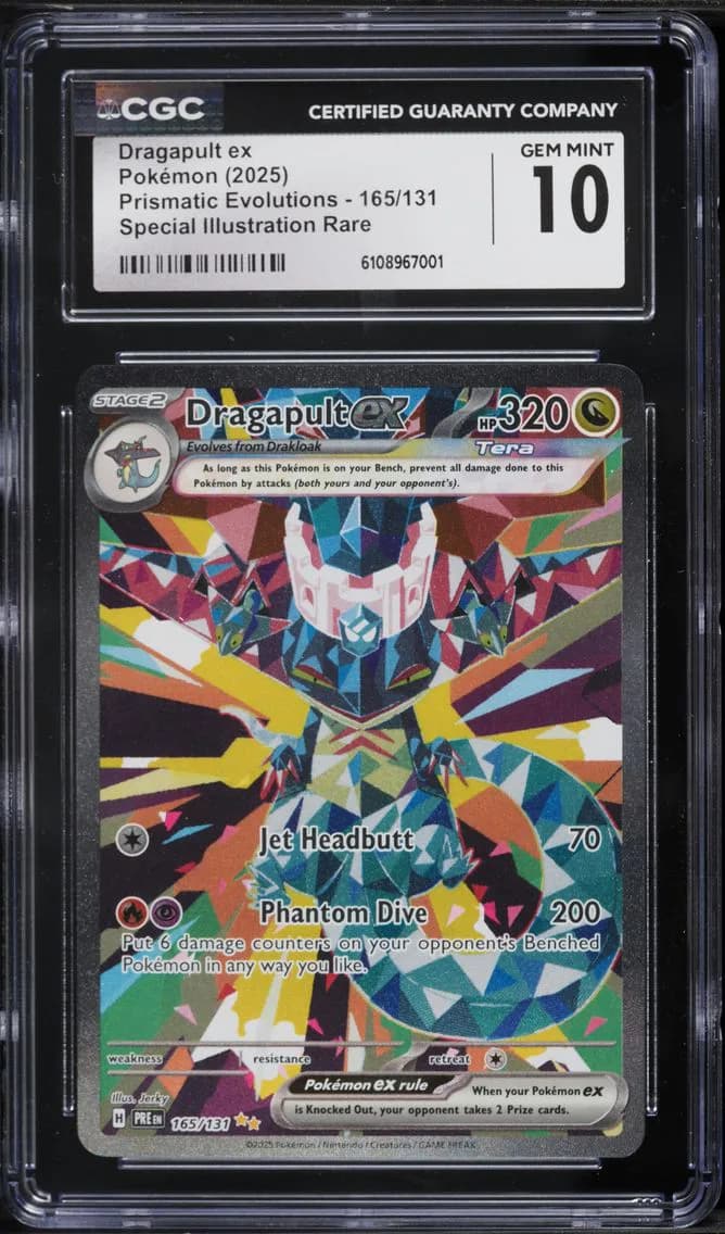 Dragapult EX, Prismatic Evolutions, CGC 10