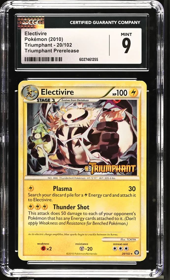 Electivire, Triumphant, CGC 9