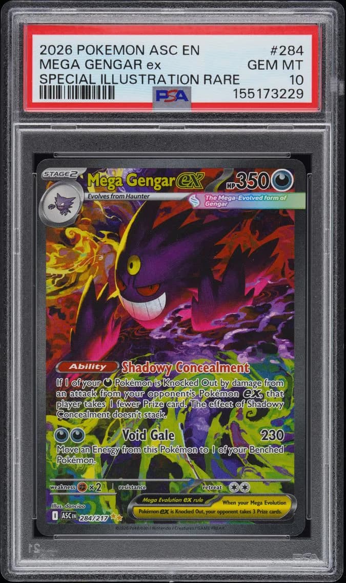Mega Gengar EX, Ascended Heroes, PSA 10