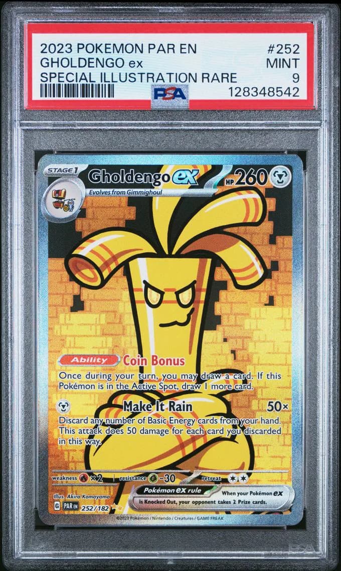 Gholdengo EX, Paradox Rift, PSA 9