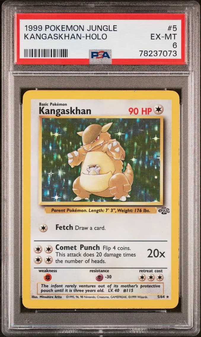 Kangaskhan-Holo, Jungle, PSA 6