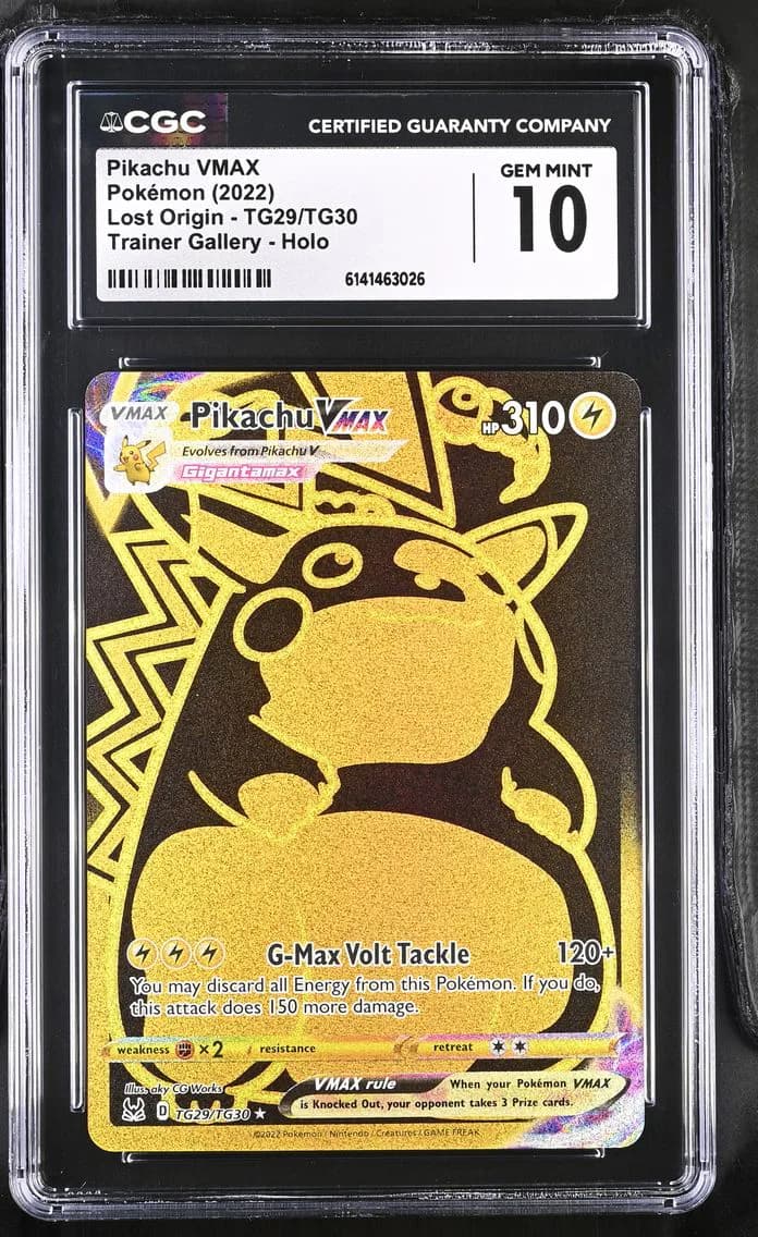 Pikachu VMAX, Lost Origin, CGC 10