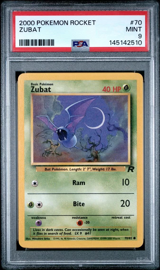Zubat, Rocket, PSA 9