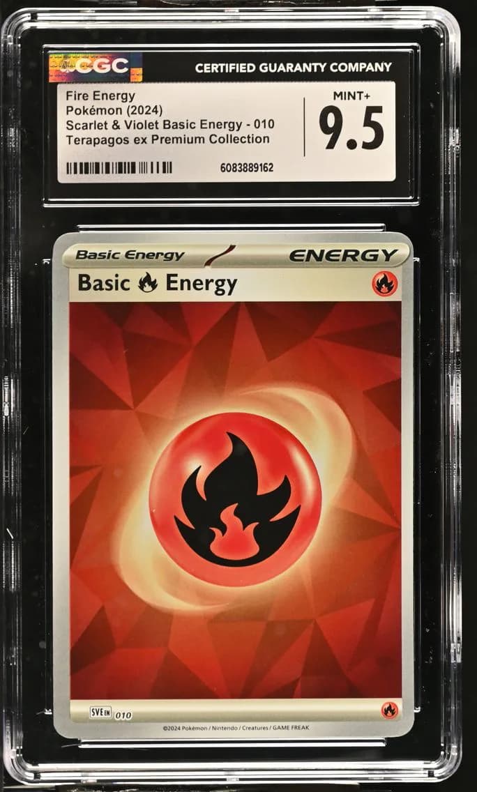 Fire Energy, Scarlet & Violet Basic Energy, CGC 9.5