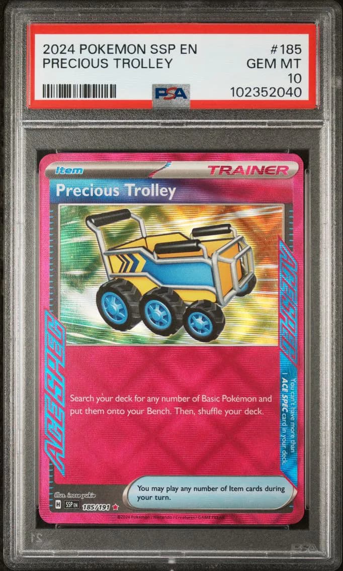 Precious Trolley, Surging Sparks, PSA 10