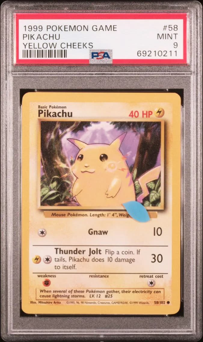 Pikachu, Game, PSA 9