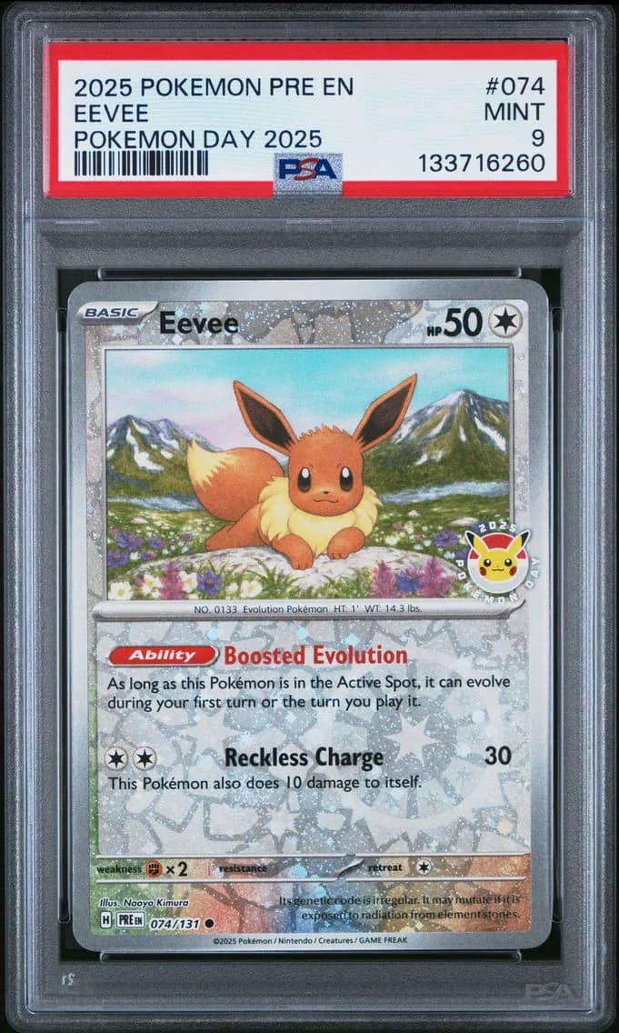 Eevee, Prismatic Evolutions, PSA 9