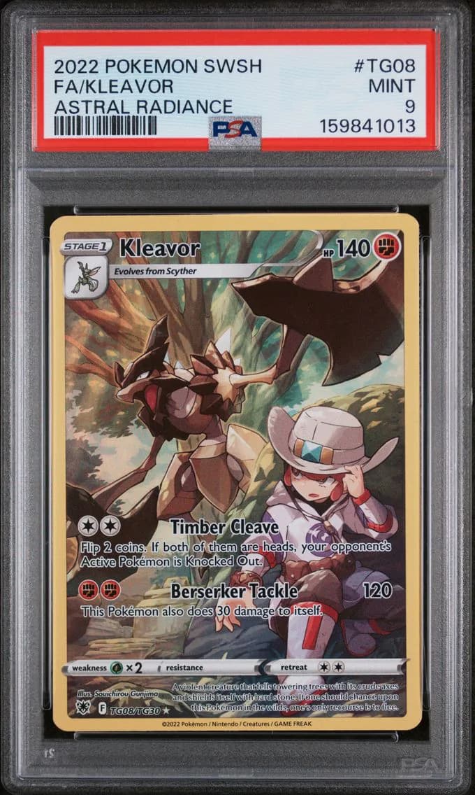 Kleavor, Sword & Shield Astral Radiance, PSA 9