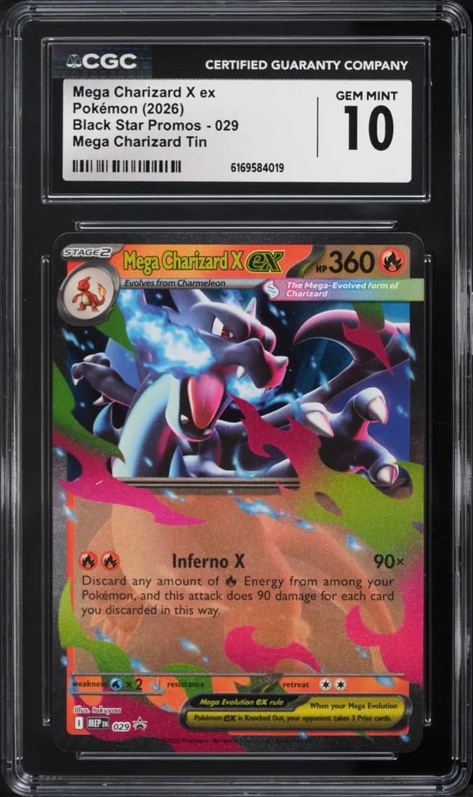 X Ex, Black Star Promos - Mega Evolution MEP EN, CGC 10