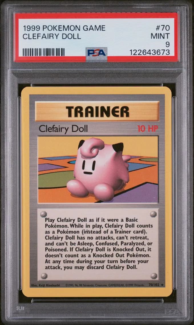Clefairy Doll, Game, PSA 9