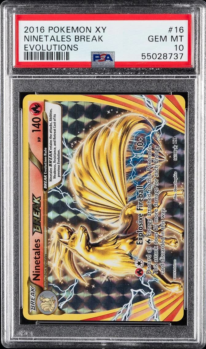 Ninetales Break, XY Evolutions, PSA 10