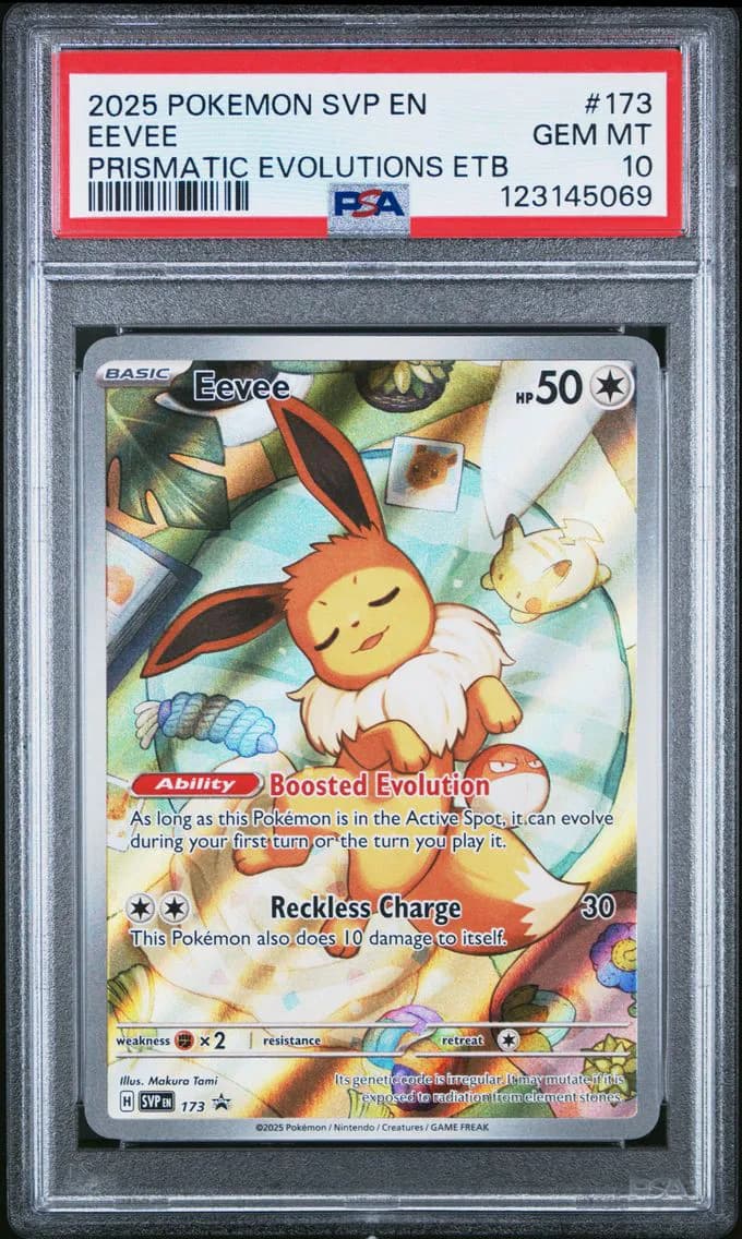 Eevee, SV Black Star Promo, PSA 10
