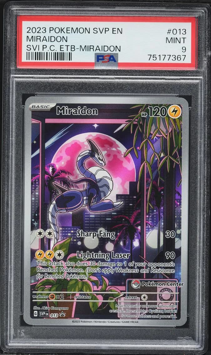 Miraidon, SV Black Star Promo, PSA 9