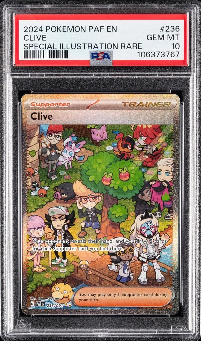 Clive, Paldean Fates, PSA 10