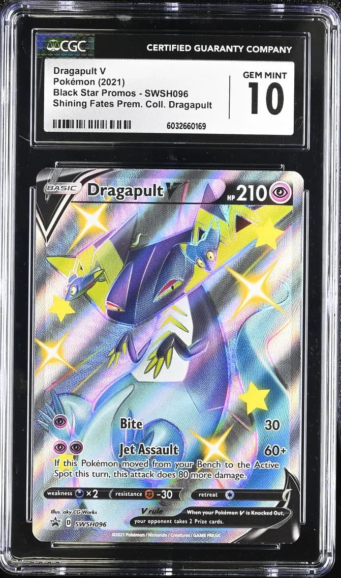 Dragapult V, Black Star Promos - Sword & Shield, CGC 10