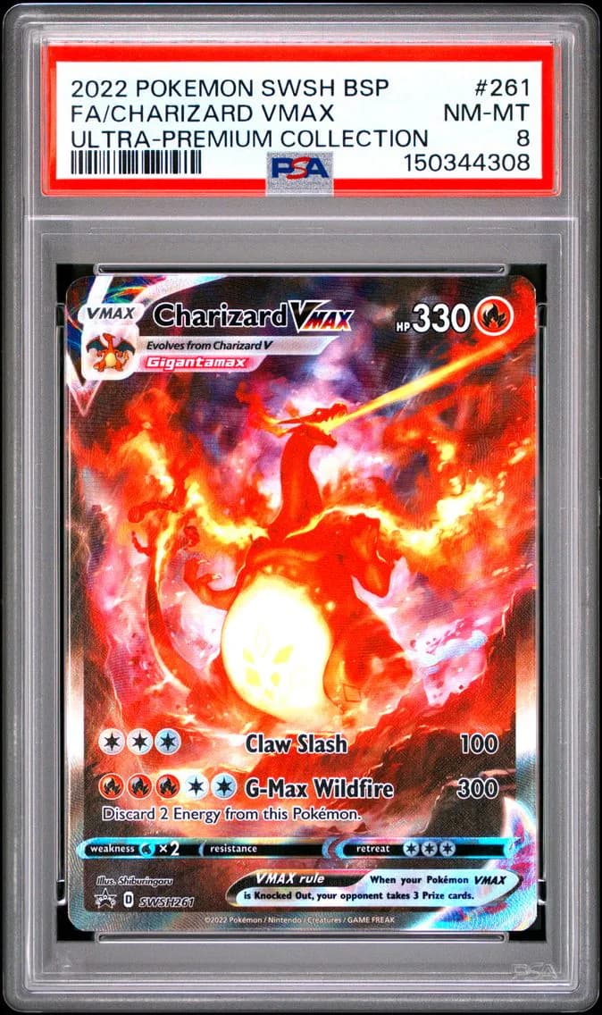 Charizard VMAX, Swsh Black Star Promo, PSA 8