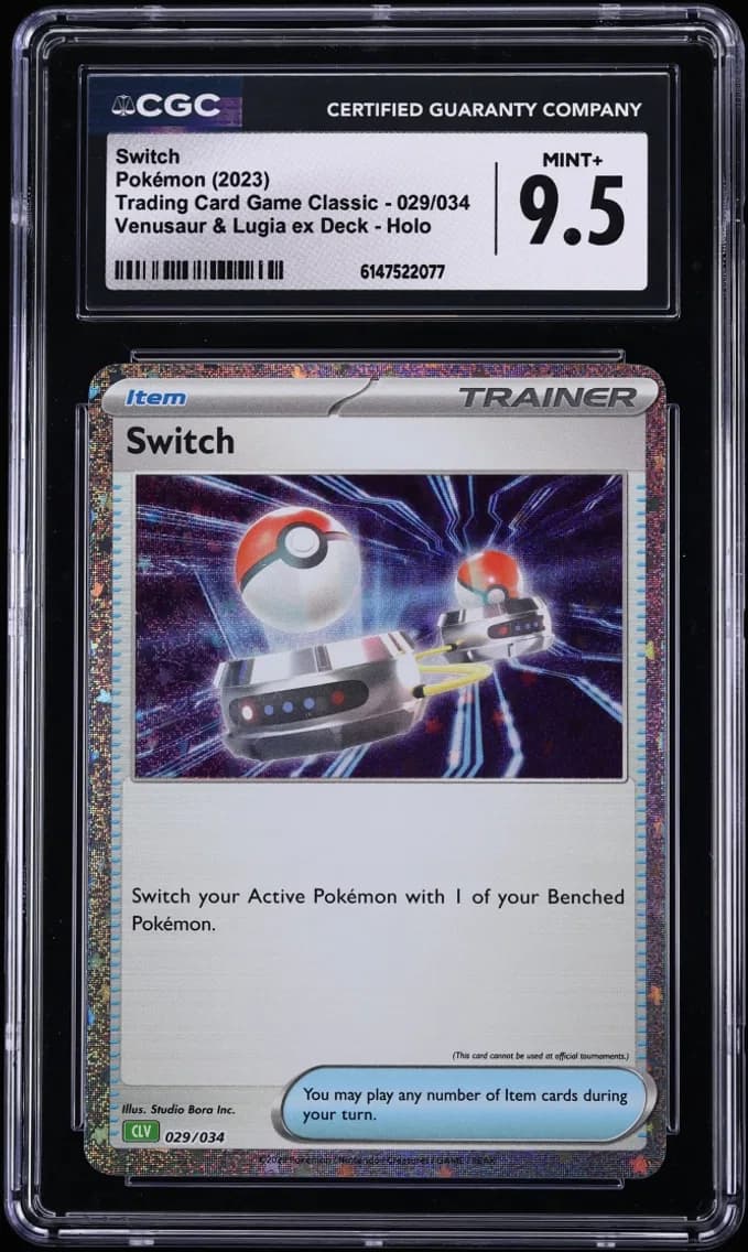 Switch, Trading Card Game Classic - CLV, CLC, CLB, CGC 9.5