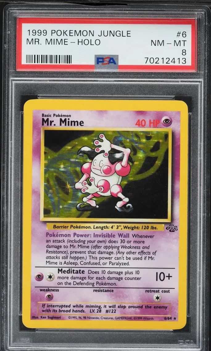 Mr. Mime-Holo, Jungle, PSA 8