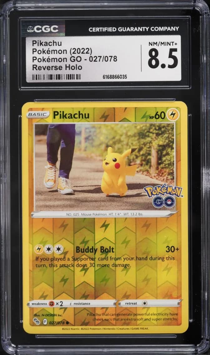 Pikachu, Pokémon GO, CGC 8.5