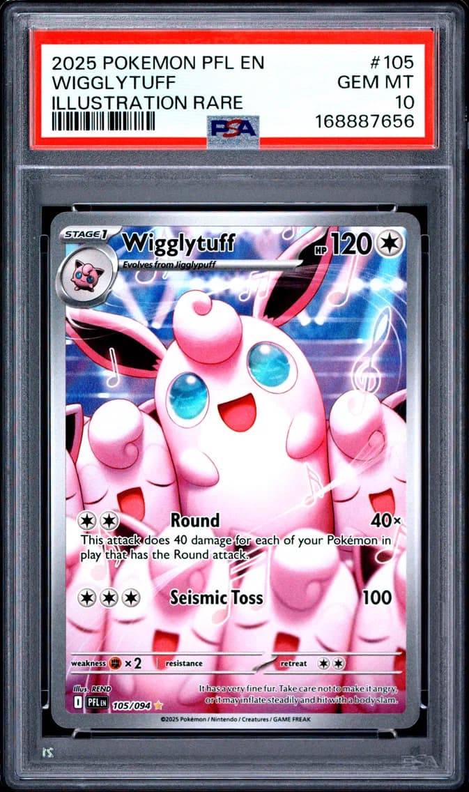 Wigglytuff, Phantasmal Flames, PSA 10