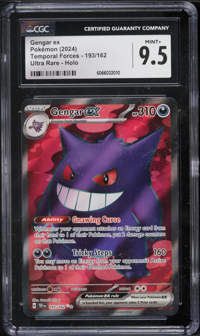 Gengar EX, Temporal Forces, CGC 9.5