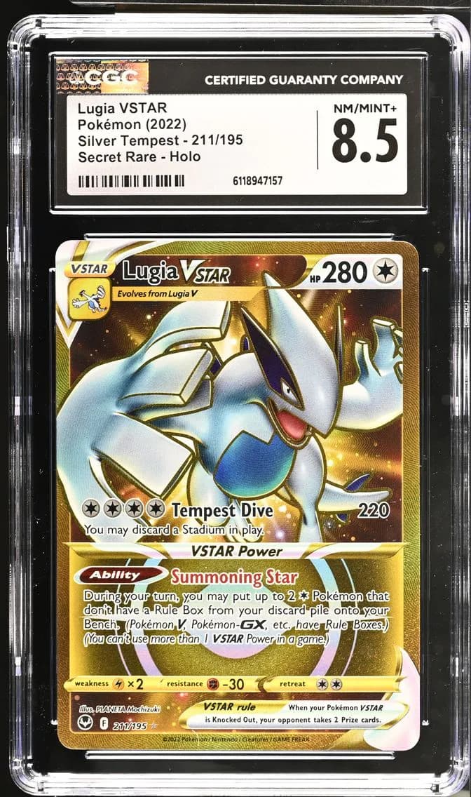 Lugia VSTAR, Silver Tempest, CGC 8.5
