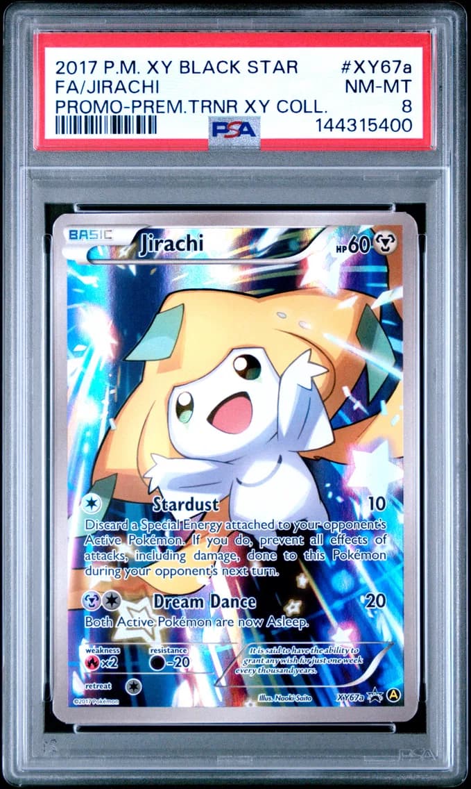Jirachi, XY Black Star Promo, PSA 8
