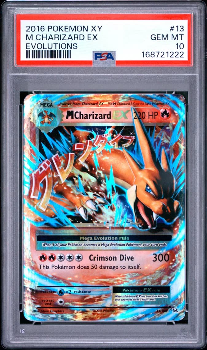 M Charizard EX, XY Evolutions, PSA 10