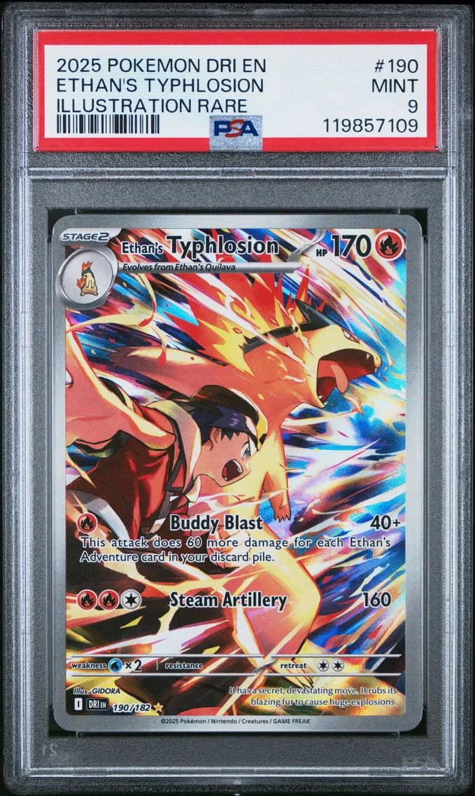 Ethan's Typhlosion, Destined Rivals, PSA 9